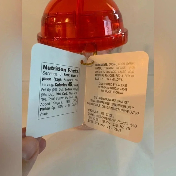 Hello Kitty Tumbler With Lollipops Fruit Punch - Picture 4 of 4